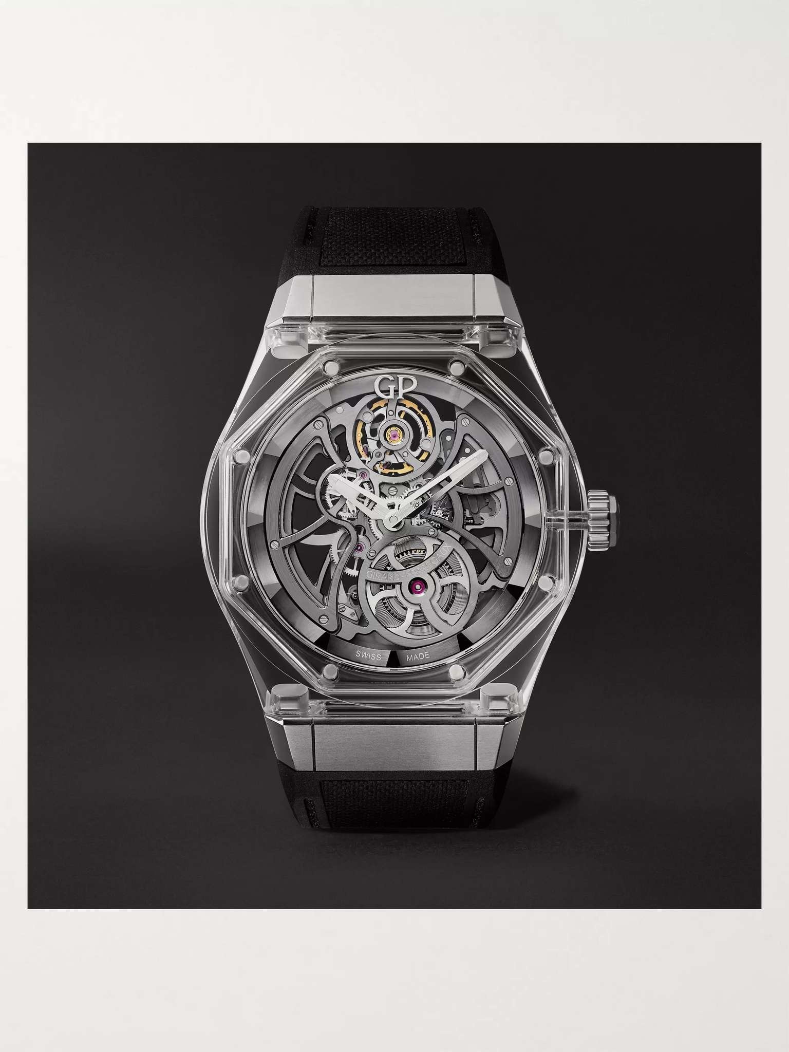 Laureato Absolute Light Automatic Skeleton 44mm Sapphire Crystal and Rubber Watch, Ref. No. 81071-43 - 1