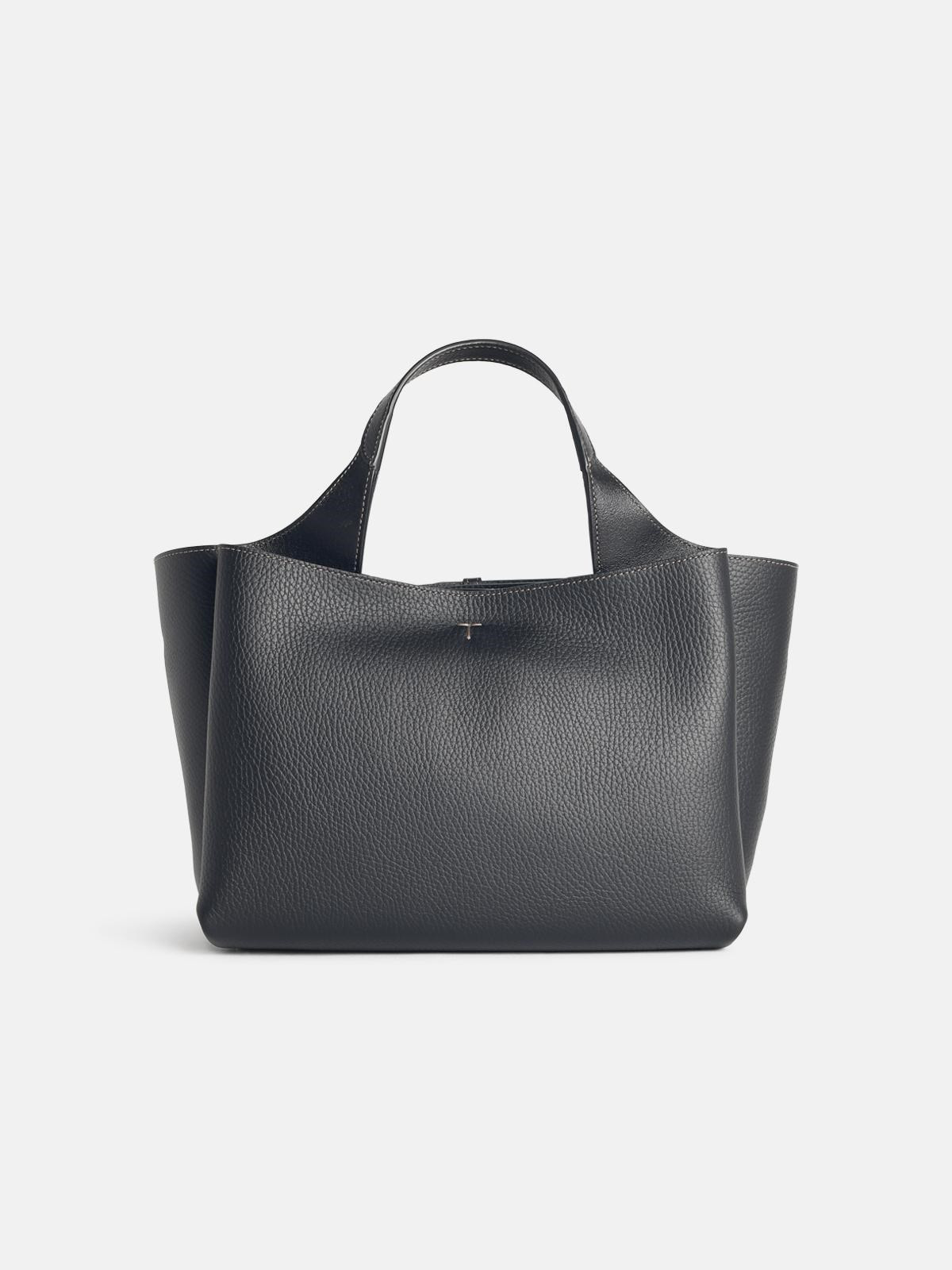 BLACK LEATHER BAG - 3