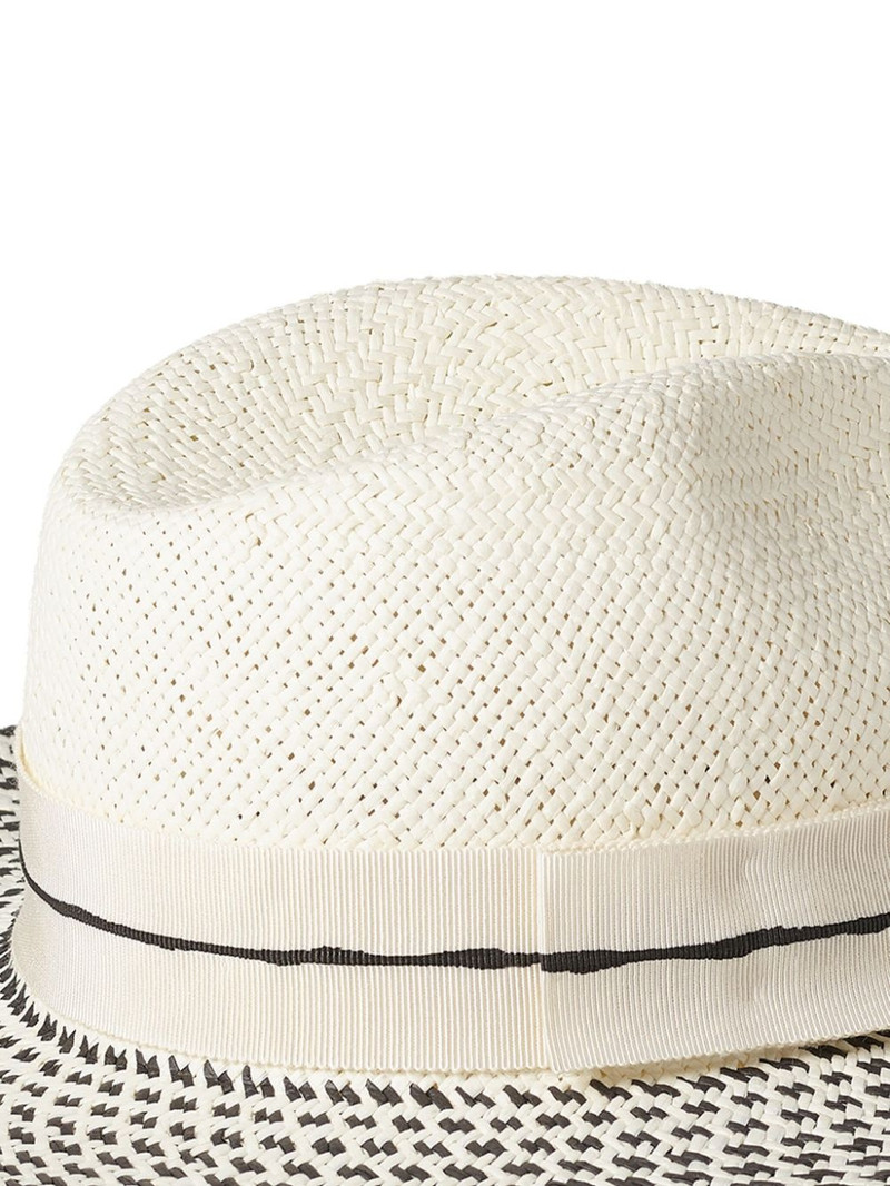 ERES Candice woven-design hat outlook