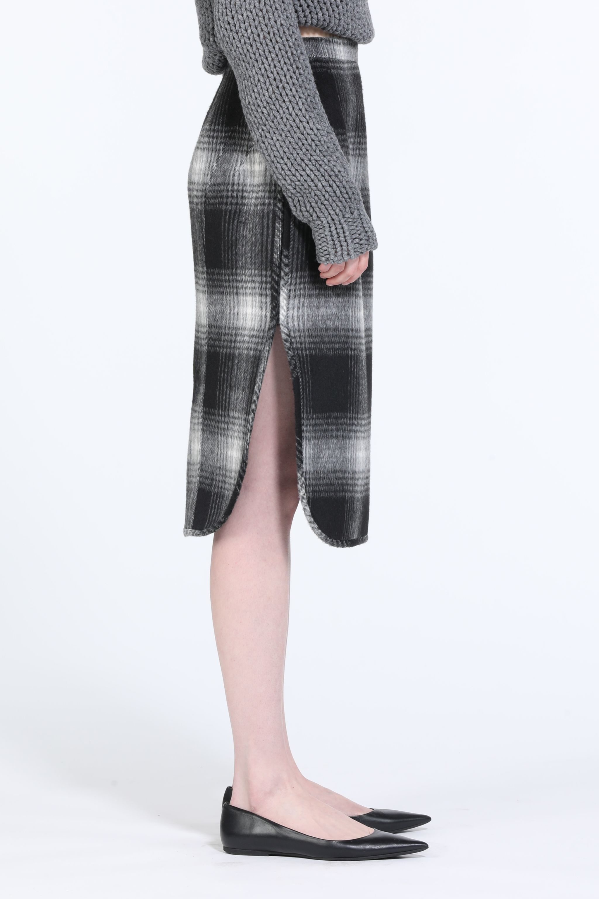 CHECKED SKIRT - 3