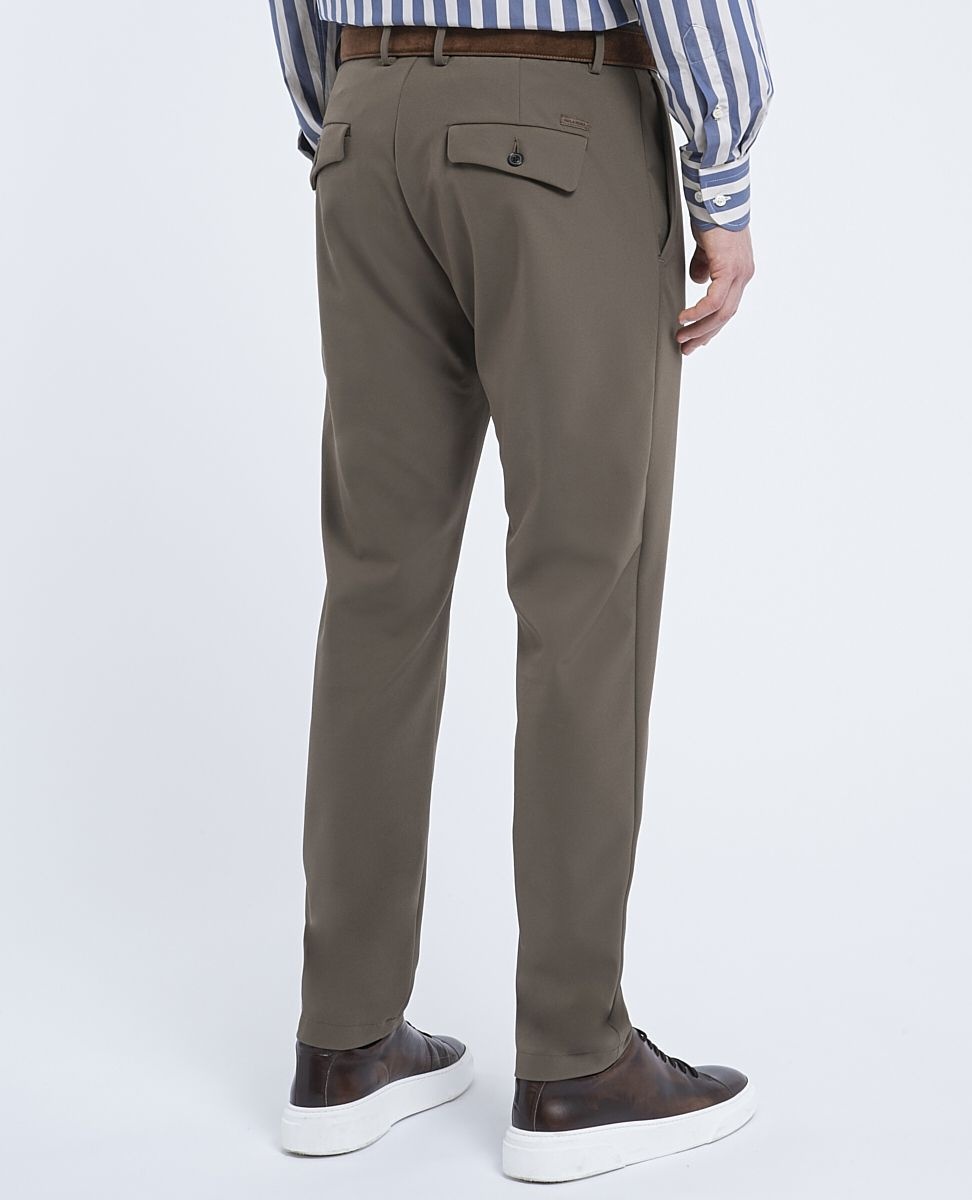 Stretch nylon pleated Trousers - 4