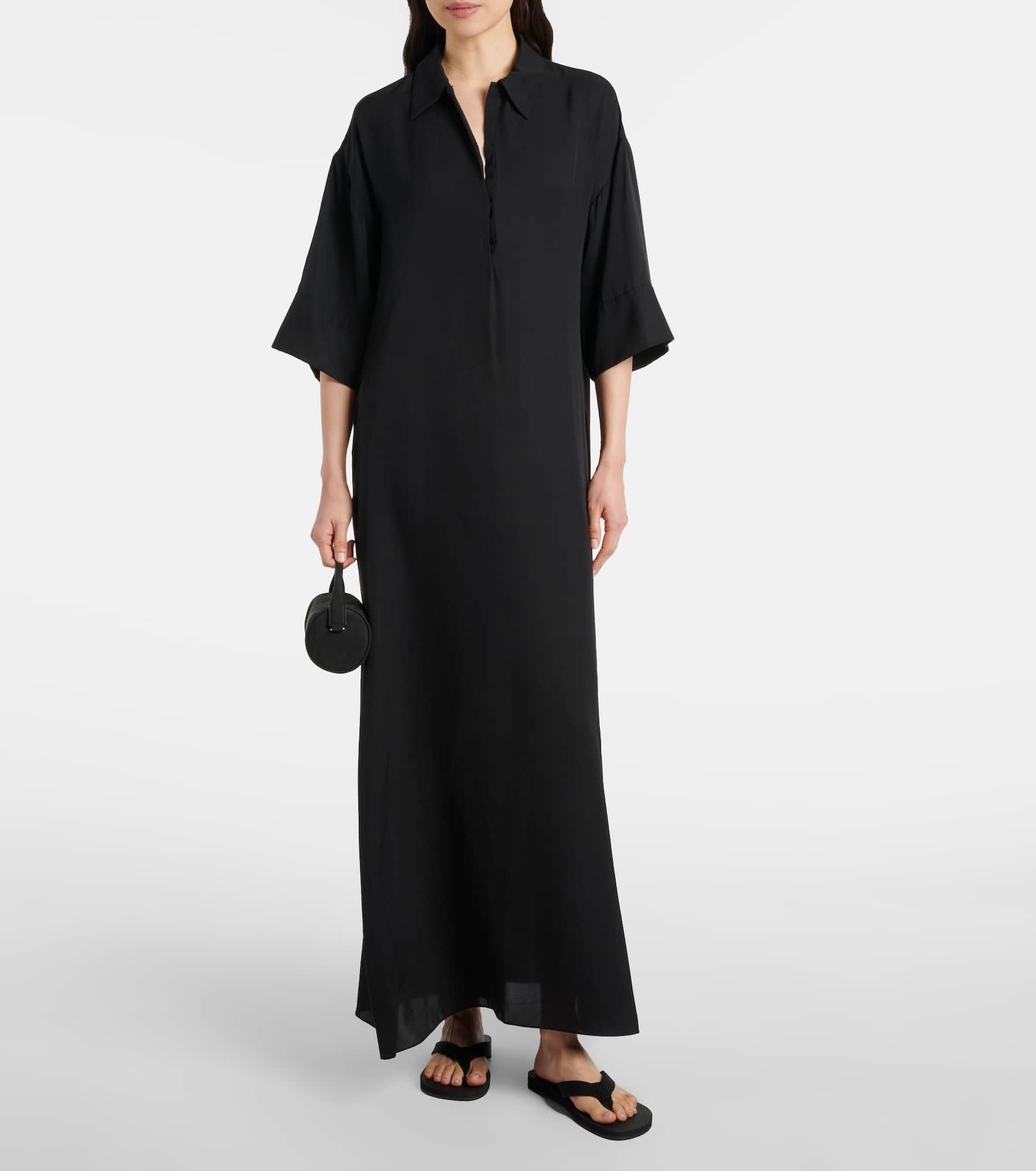 Eveline silk shirt dress - 2