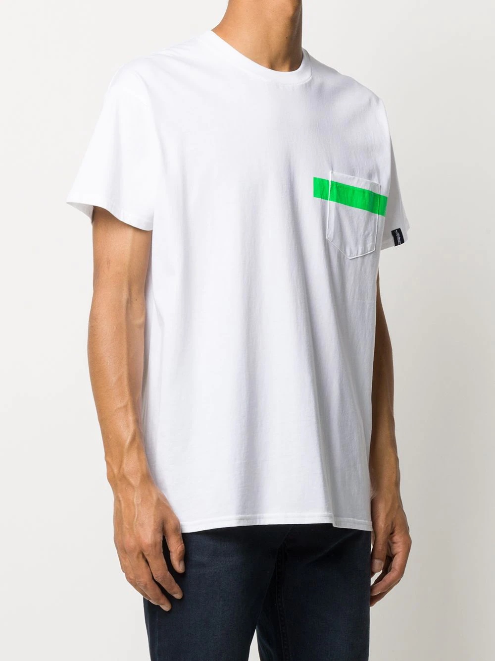 stripe detail T-shirt - 3