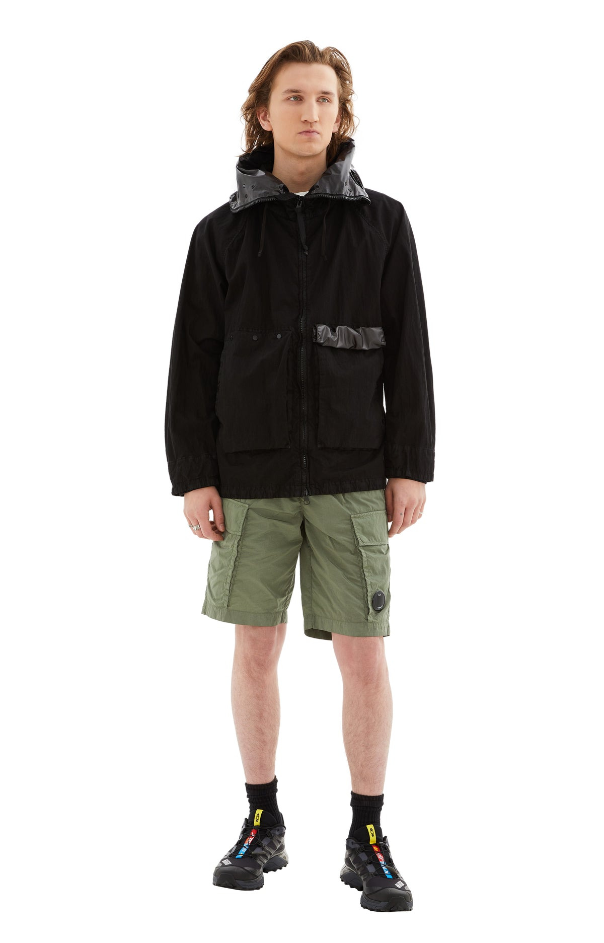 50 FILI GUM MIXED OUTERWEAR-MEDIUM JACKET (BLACK) - 2