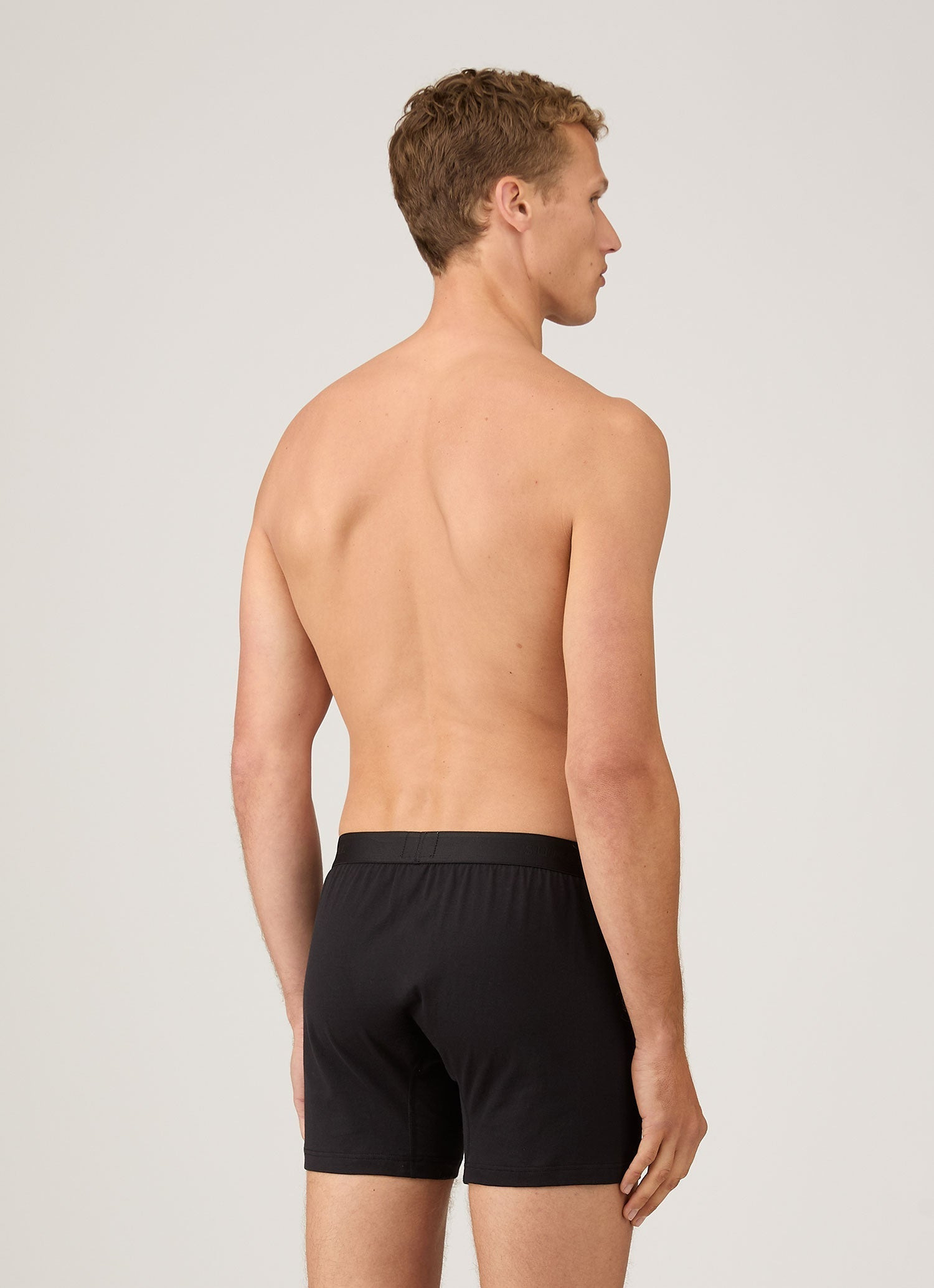 Superfine Cotton Two‑Button Shorts - 3