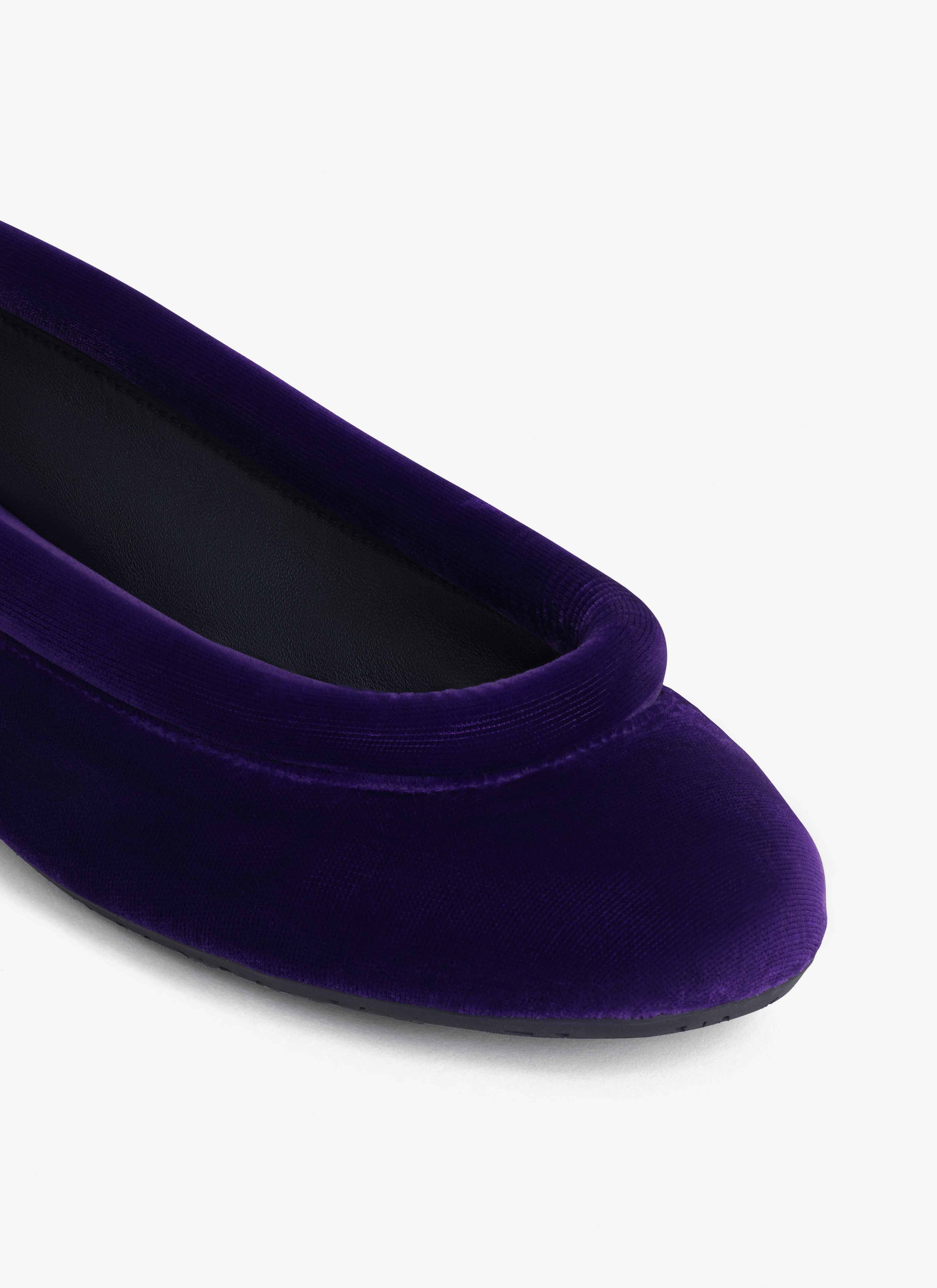 BALLET FLATS IN VELVET - 4