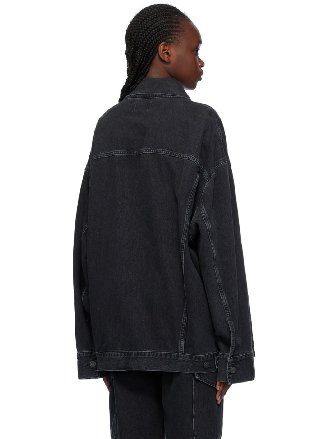 Black Wayne Denim Jacket - 3