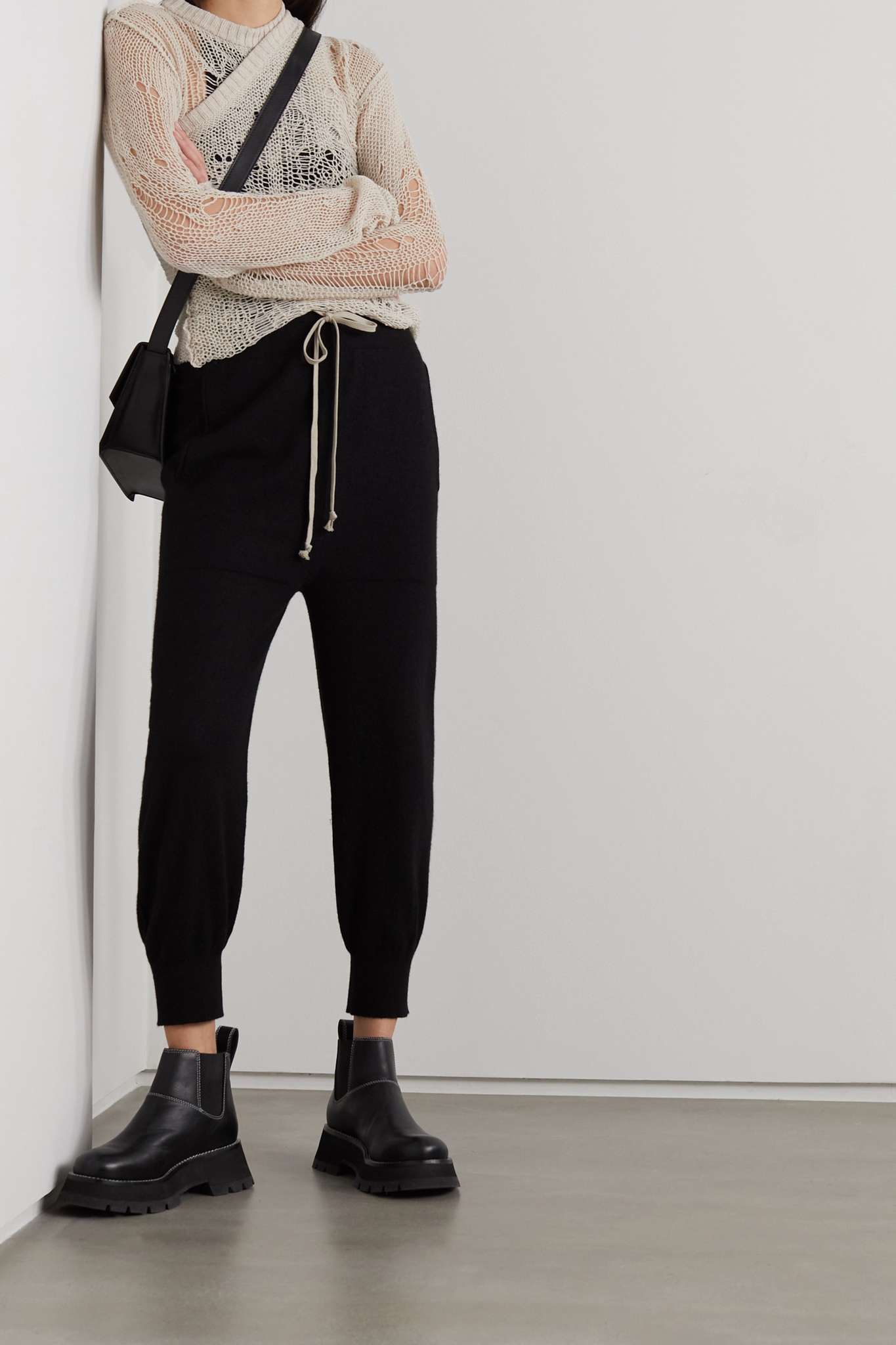 Cashmere track pants - 2