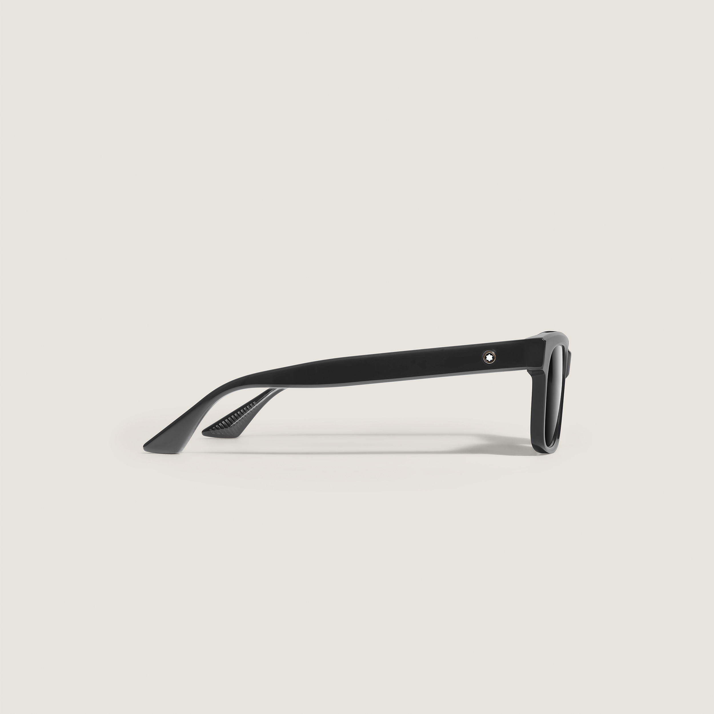 Rectangular Sunglasses with Black Coloured Acetate Frame - 2