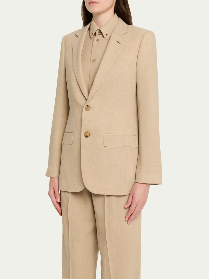 Loro Piana International Virgin Wool Single-Breasted Blazer outlook