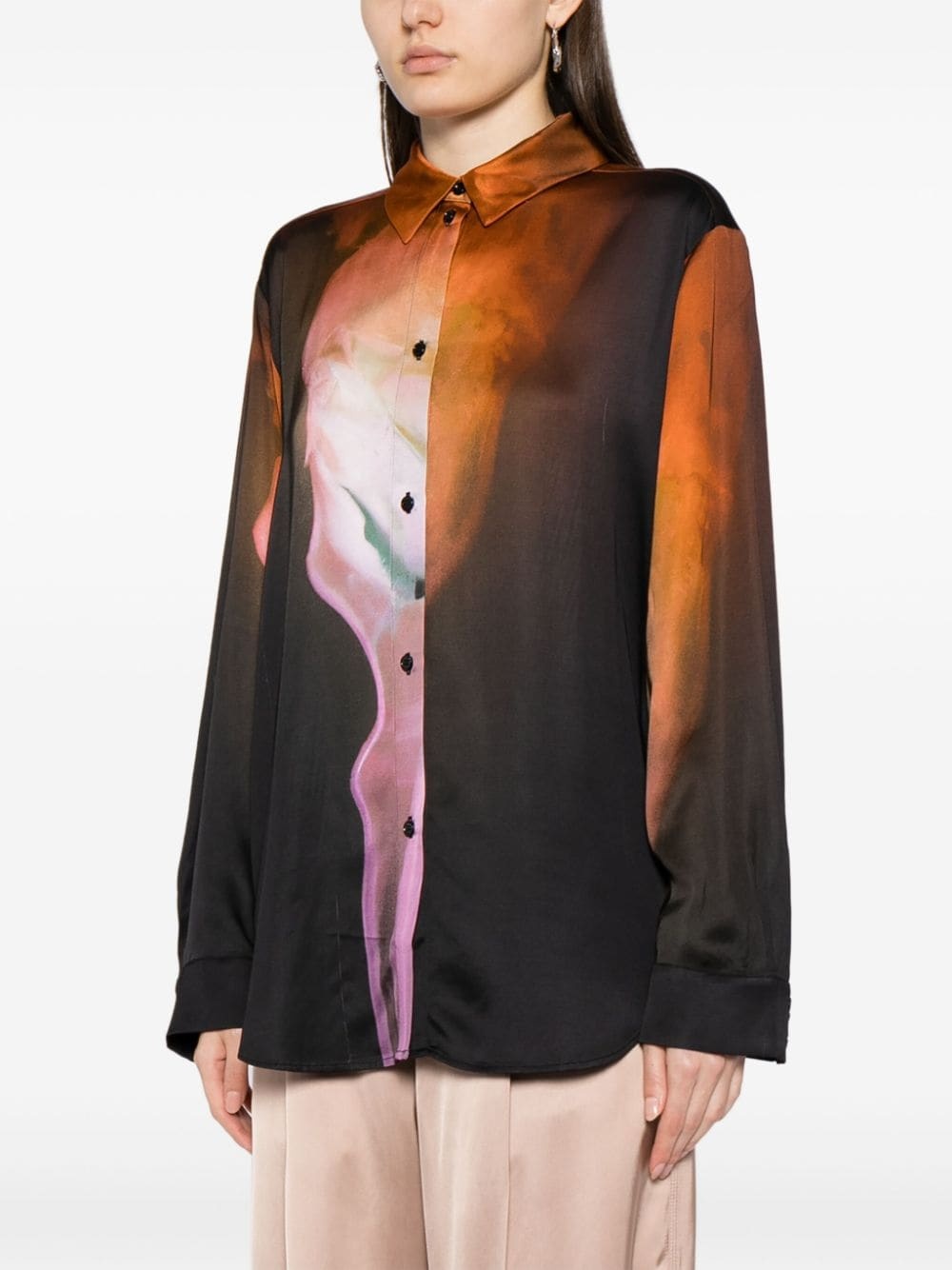 Sophia abstract-pattern print shirt - 3