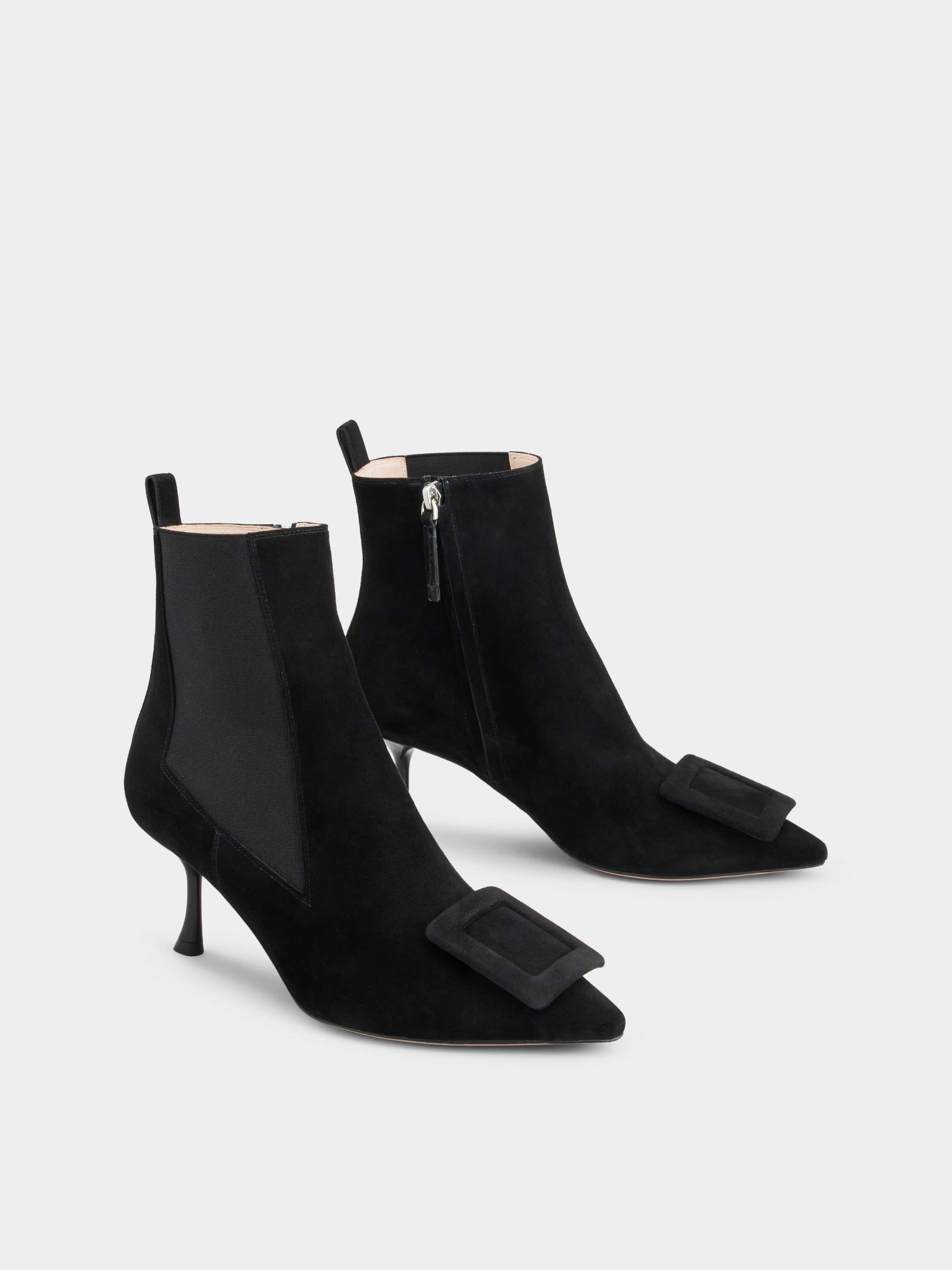 Viv' in The City Booties in Suede - 2
