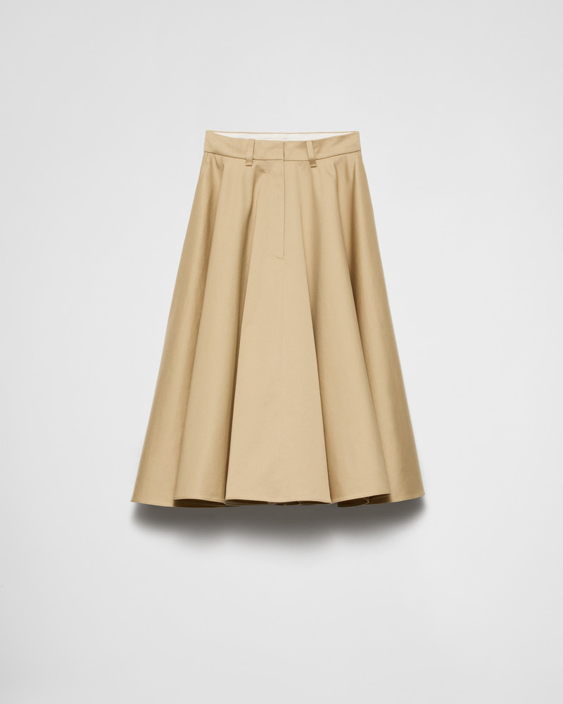 Chino midi-skirt - 1
