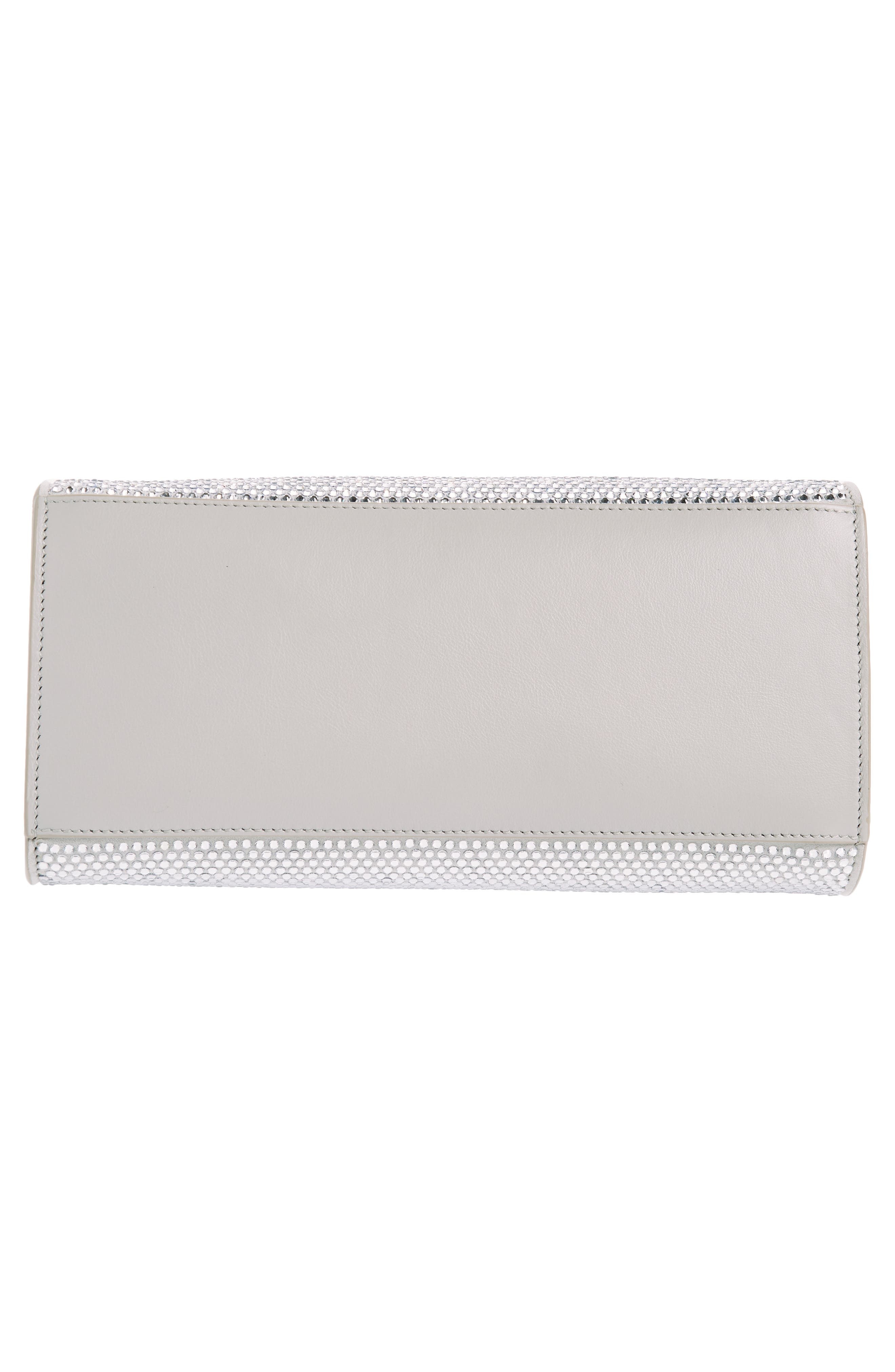 Mini Strass Crystal Top Handle Bag - 7