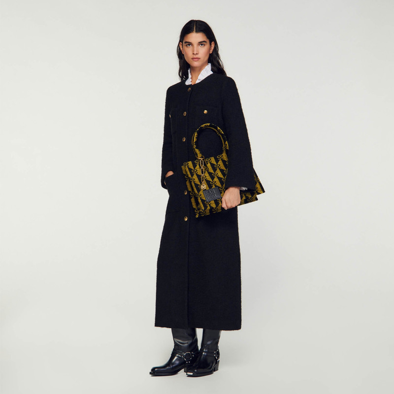 Sandro Kasbah tweed bag outlook