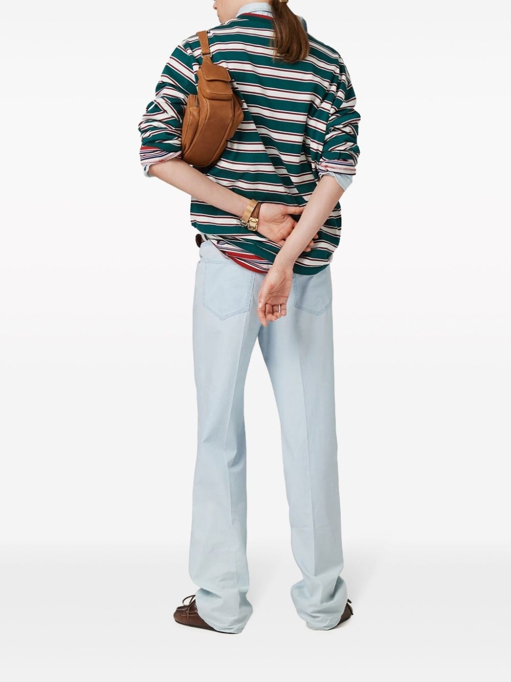 mid-rise straight-leg jeans - 3