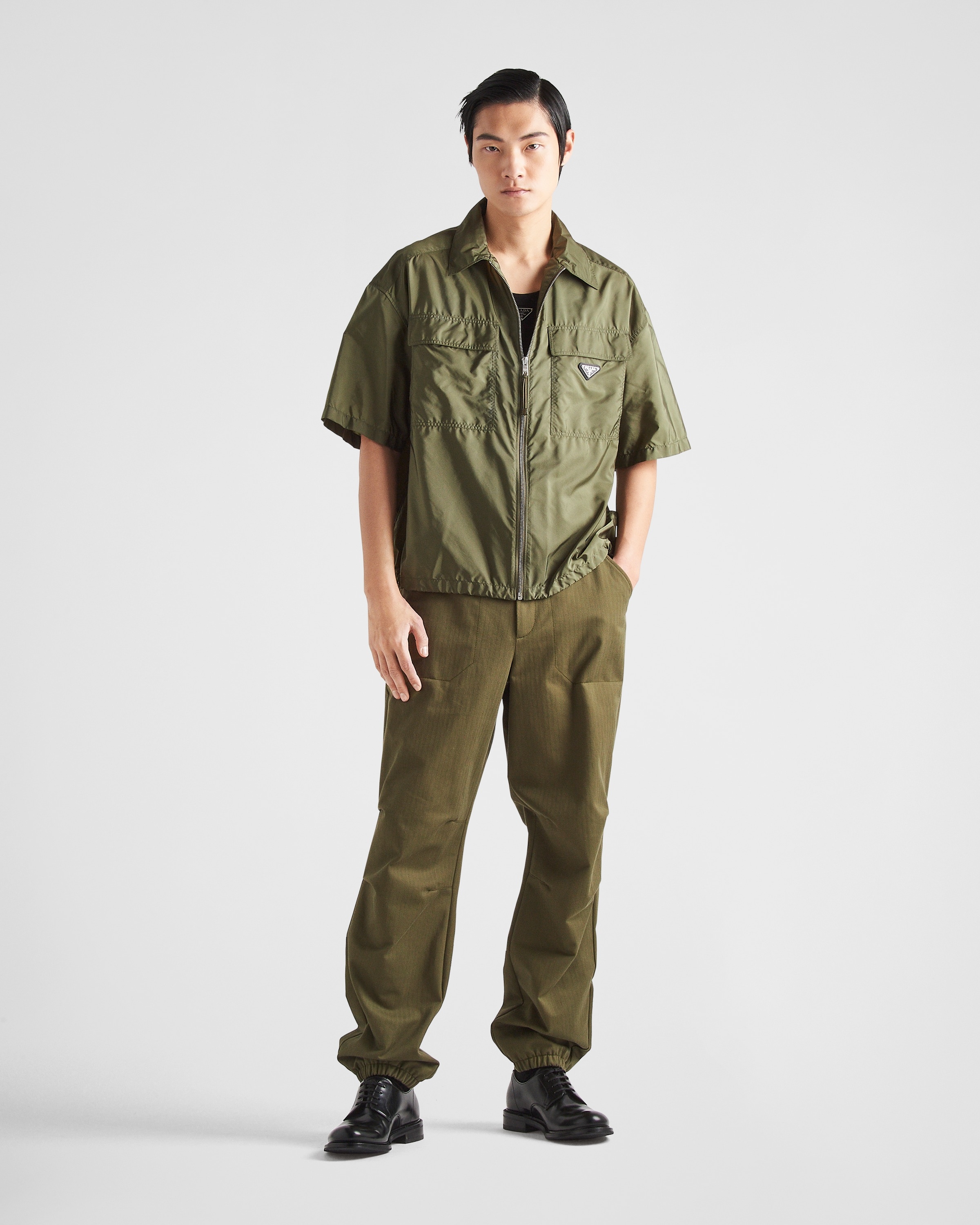 Prada Short-sleeve light Re-Nylon shirt | prada | REVERSIBLE