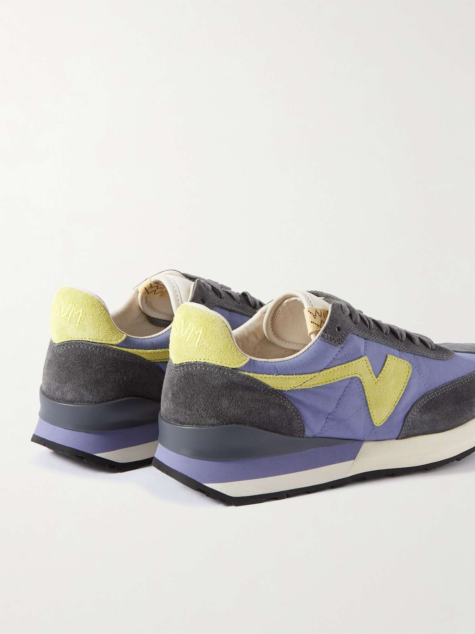 visvim FKT Runner Suede and Leather-Trimmed Nylon-Blend Sneakers