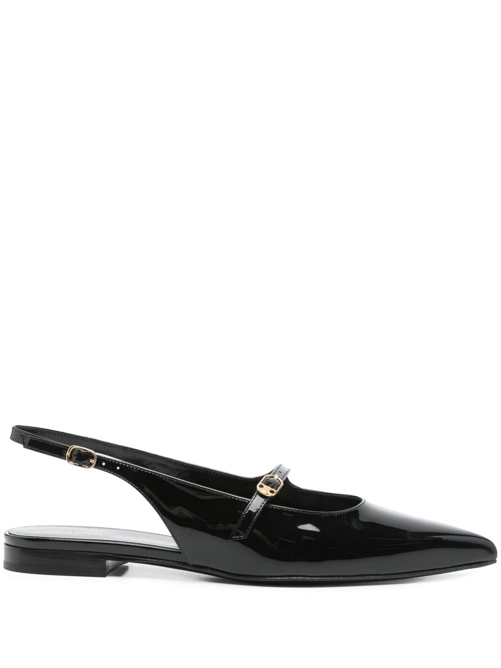 パンプス CELINE  Judy patent leather slingback CELINE JUDY DOUBLE STRAP MARY JANE SLINGBACK IN PATENT