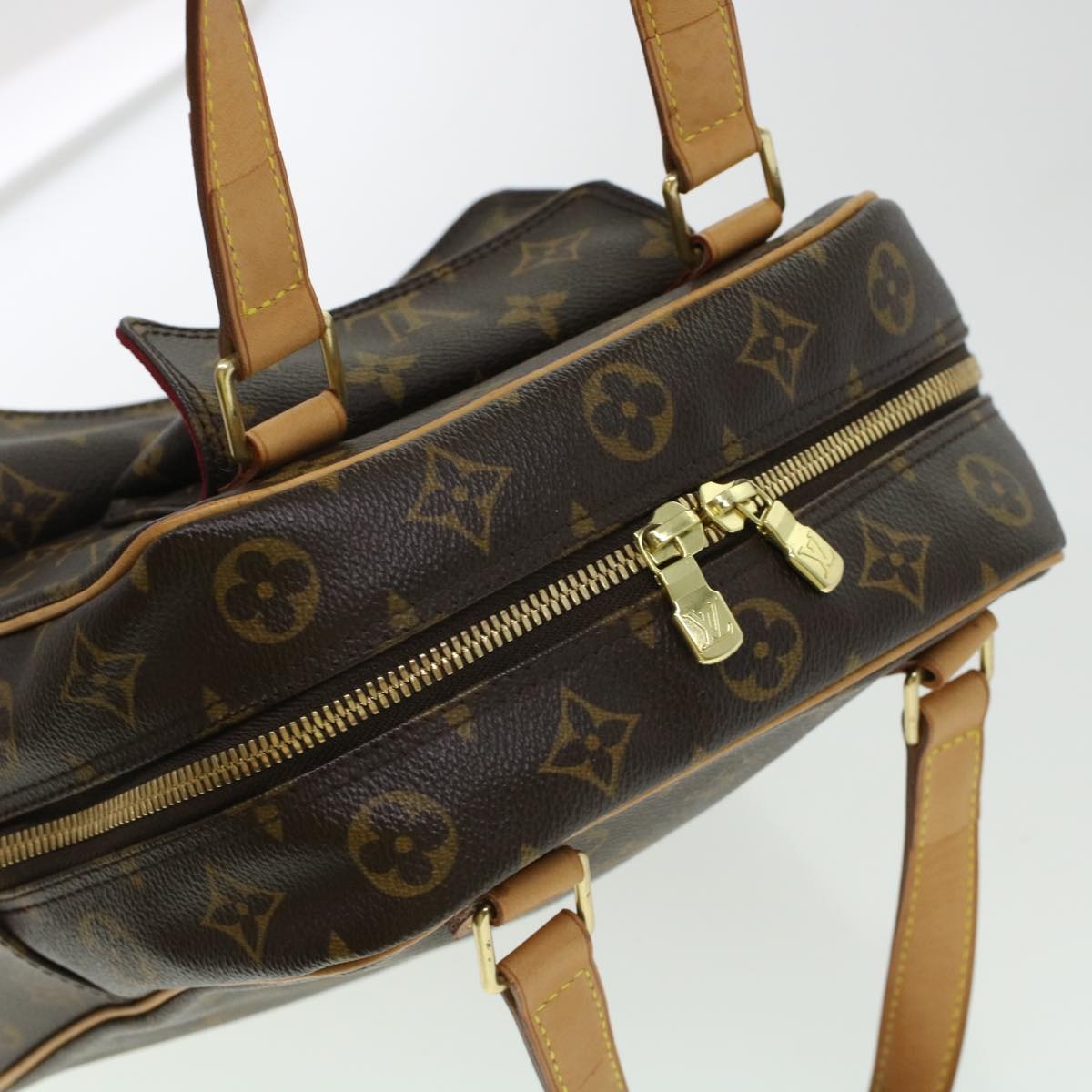 LOUIS VUITTON Monogram Excentri Cite Hand Bag M51161 - 7