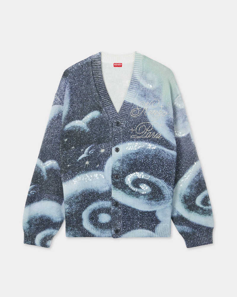 'KENZO Cloud Tiger' genderless embroidered cardigan 1
