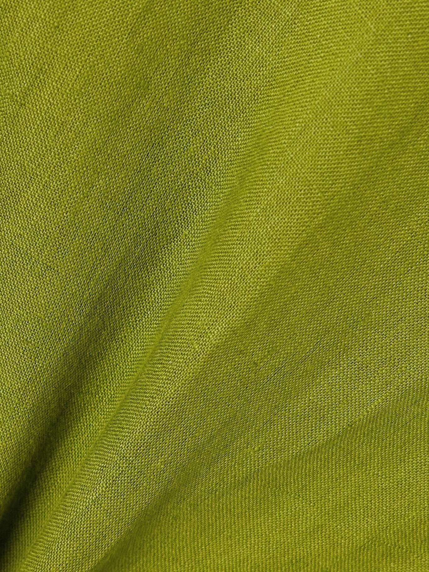 L'intemporel Mignonette linen shirt Green - 4