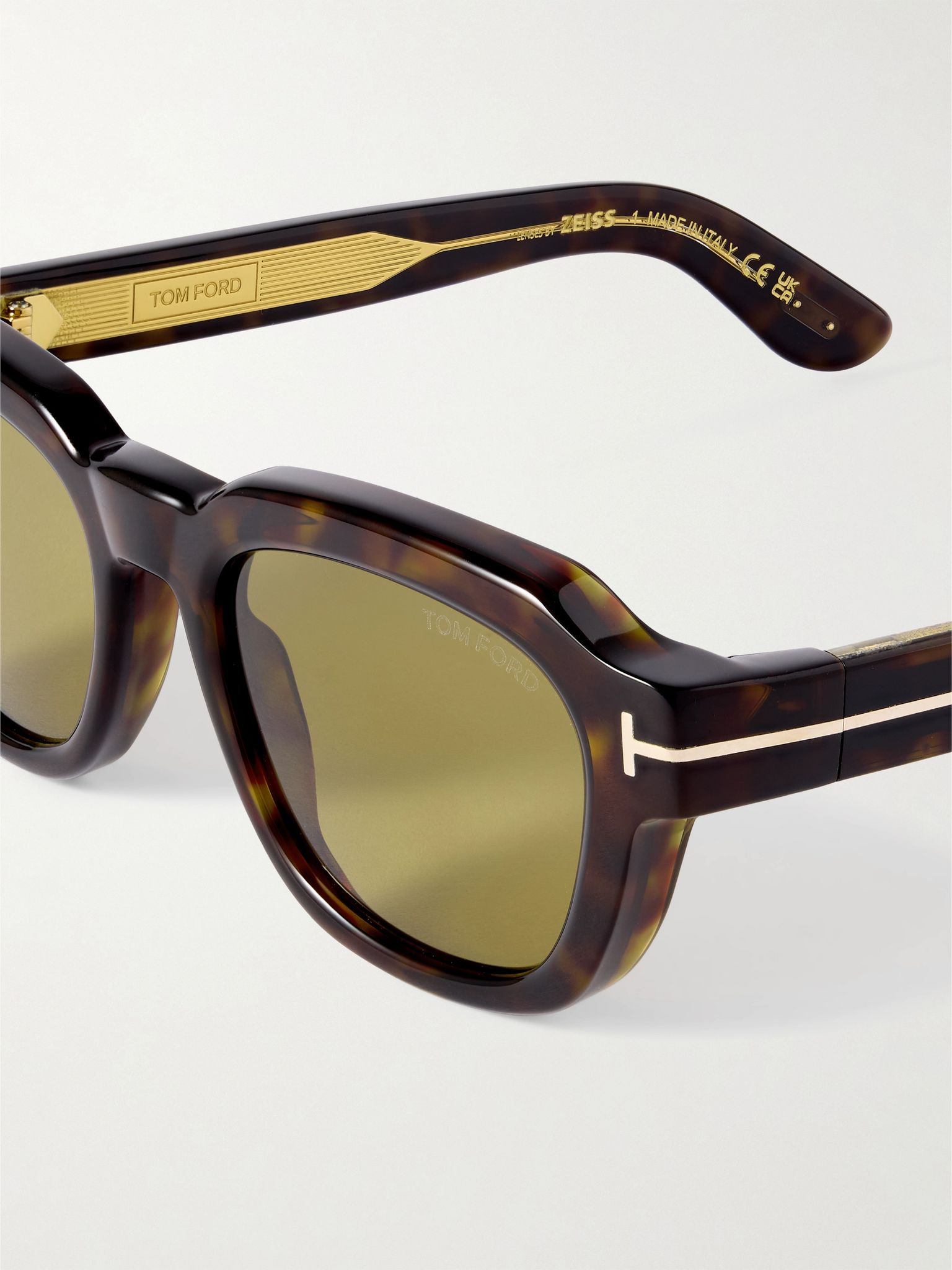 Icon D-Frame Tortoiseshell Acetate Sunglasses Tortoiseshell - 3