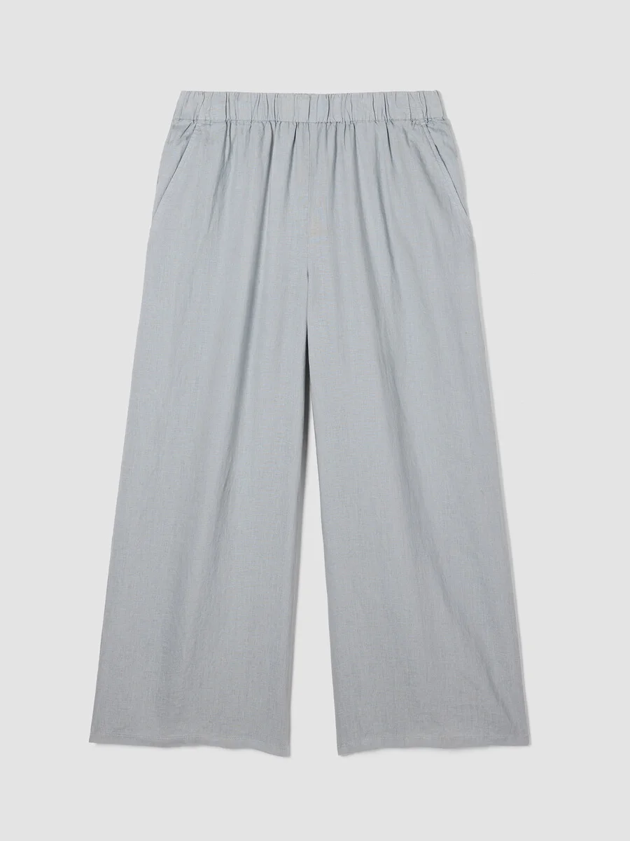 Organic Linen Wide-Leg Pant - 1
