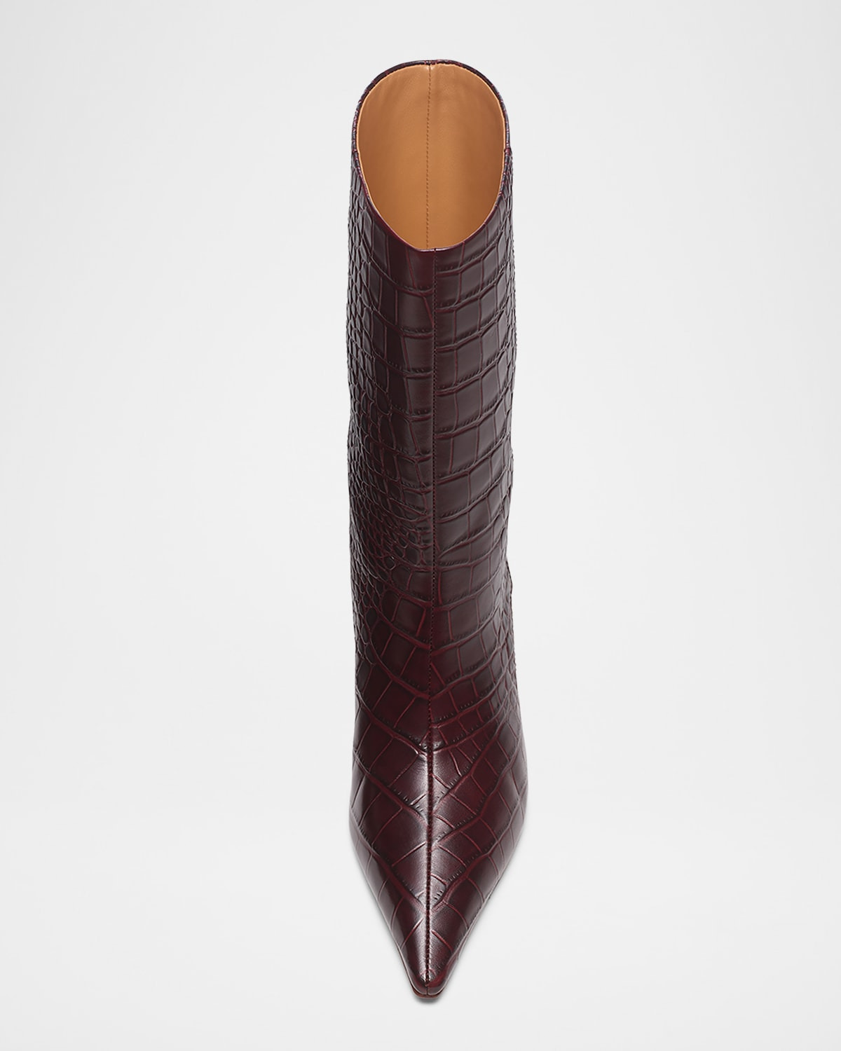 Mott Croc-Embossed Leather Boots - 5