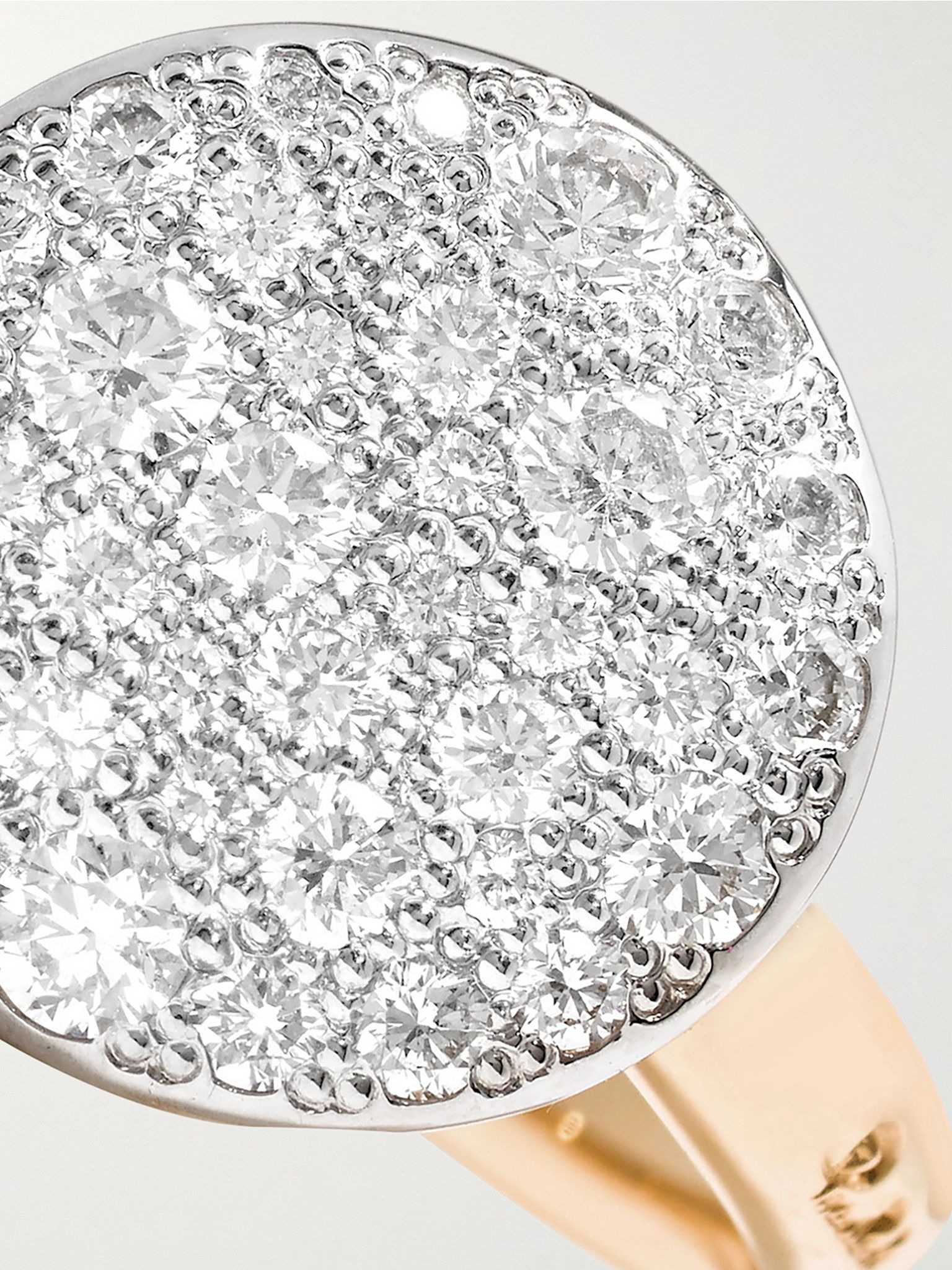 Sabbia 18-karat rose gold diamond ring Gold - 4