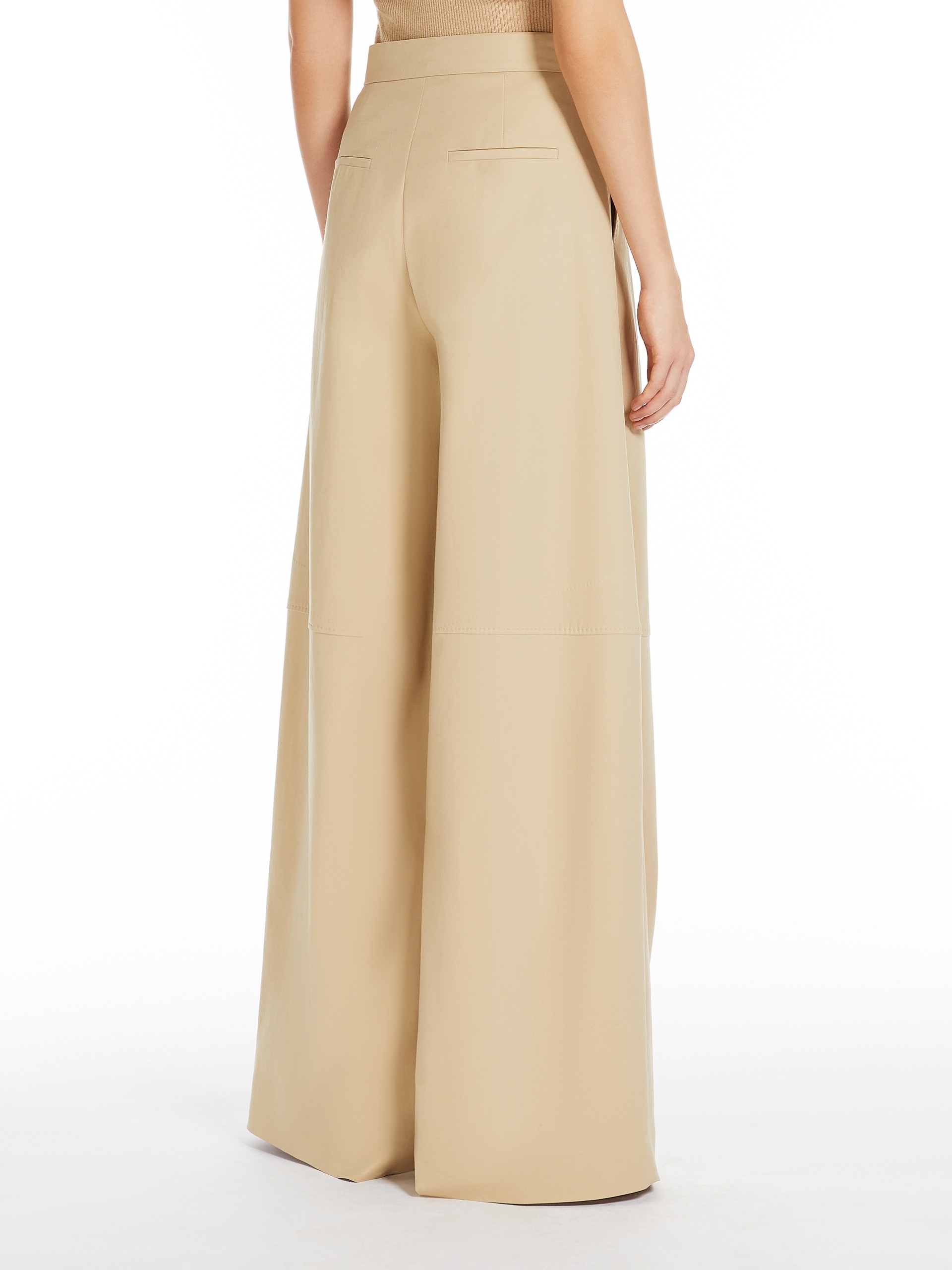 AVORIAZ Oversize stretch cotton trousers - 4