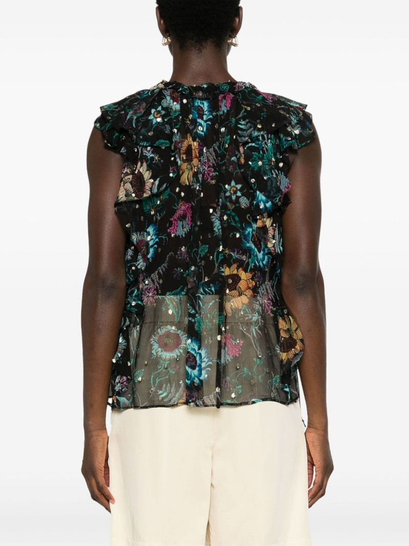 Dominique floral-print top 4