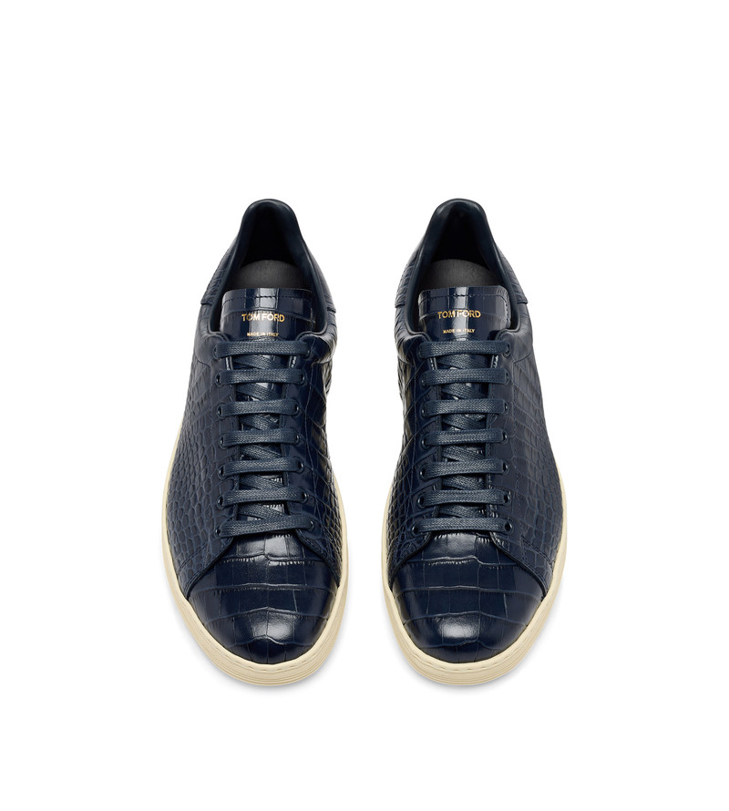 TOM FORD PRINTED ALLIGATOR WARWICK SNEAKER outlook