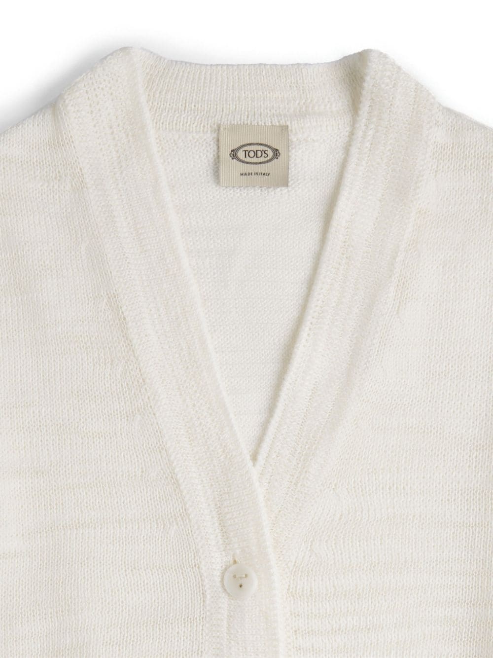 V-neck knit cardigan - 6