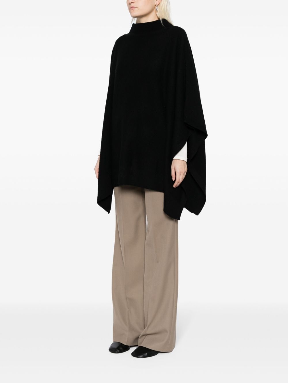 slit-sleeve cashmere jumper - 3