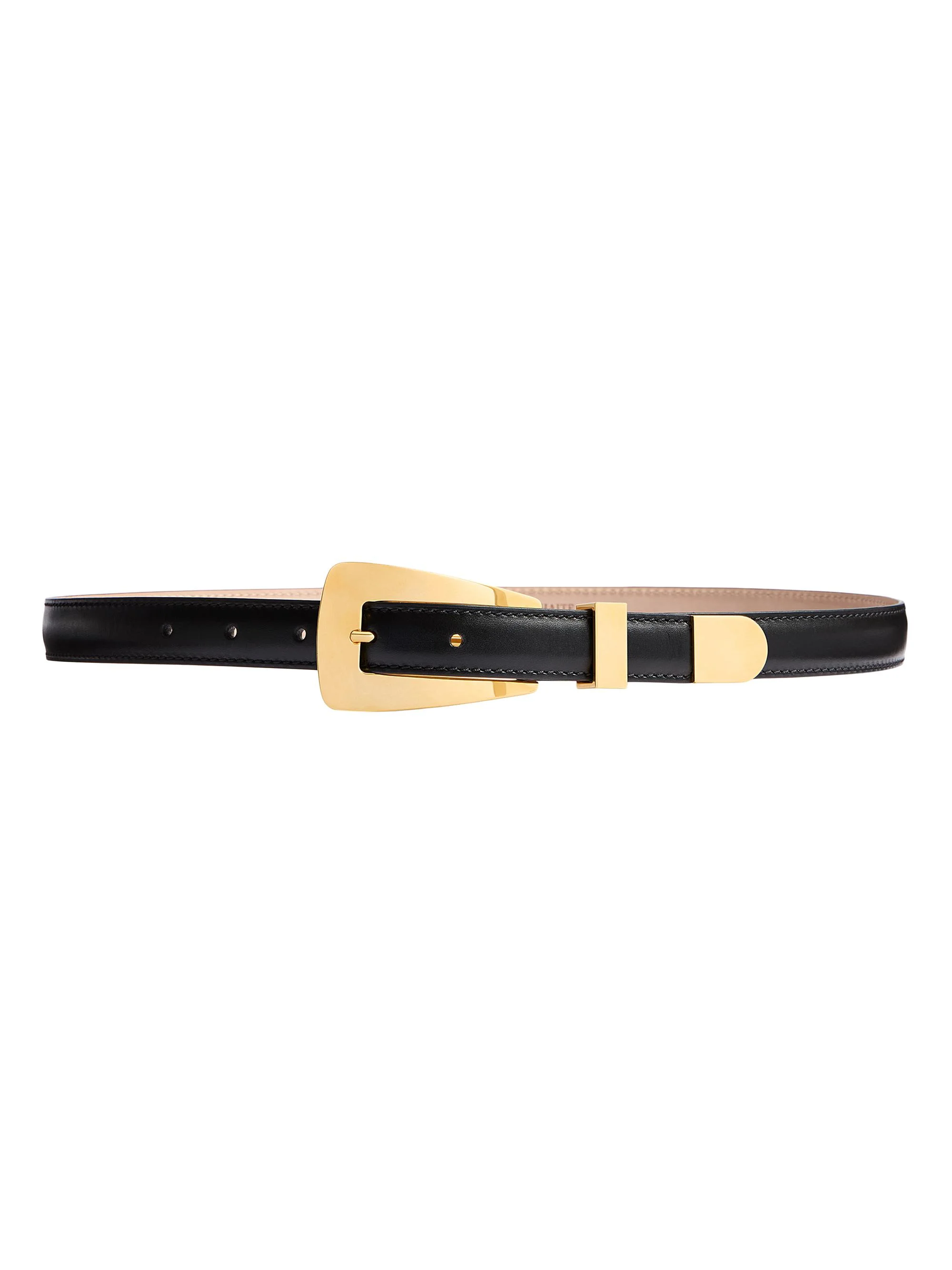 Women's 25MM Lucca Leather Belt - Black - 1