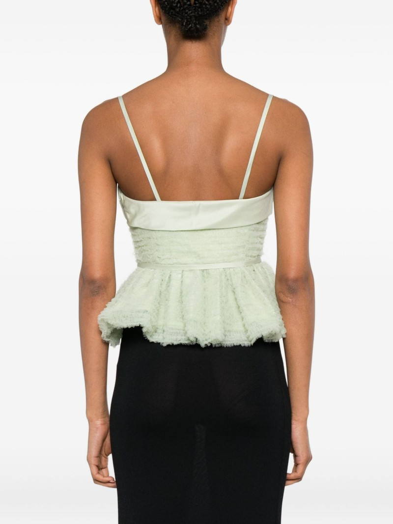 tulle ruffle sleeveless top 4