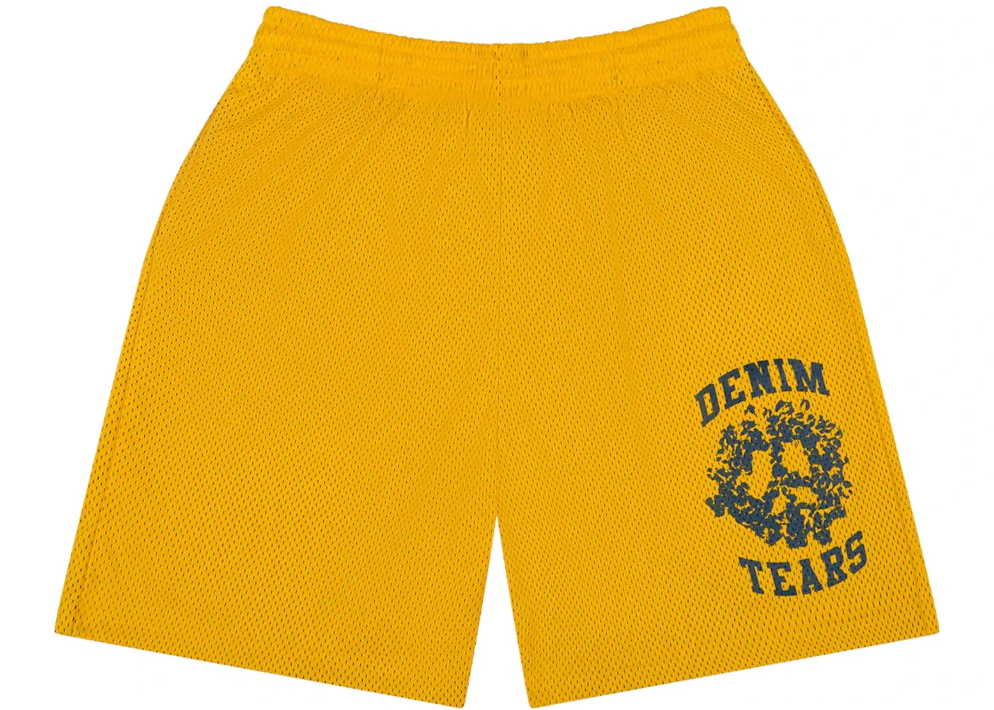 Denim Tears Denim University Mesh Shorts Yellow - 1