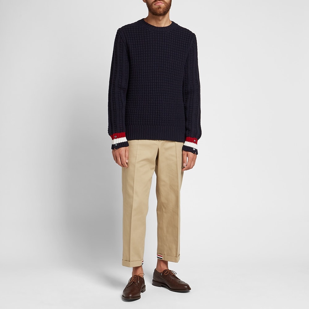 Thom Browne Funmix Chunky Merino Crew Knit - 6