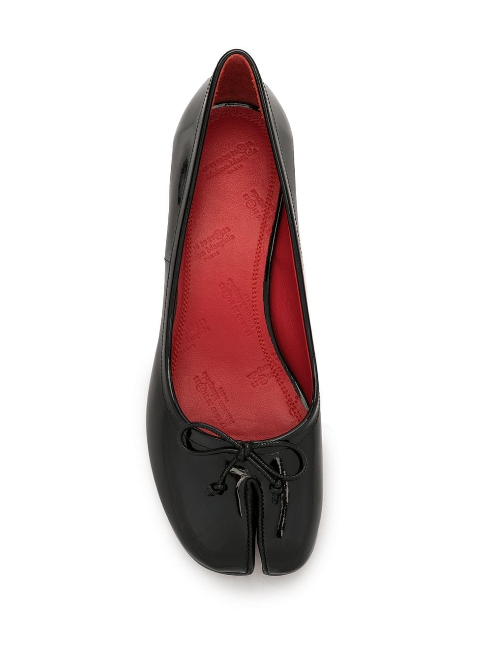 Tabi leather ballerina pumps - 4