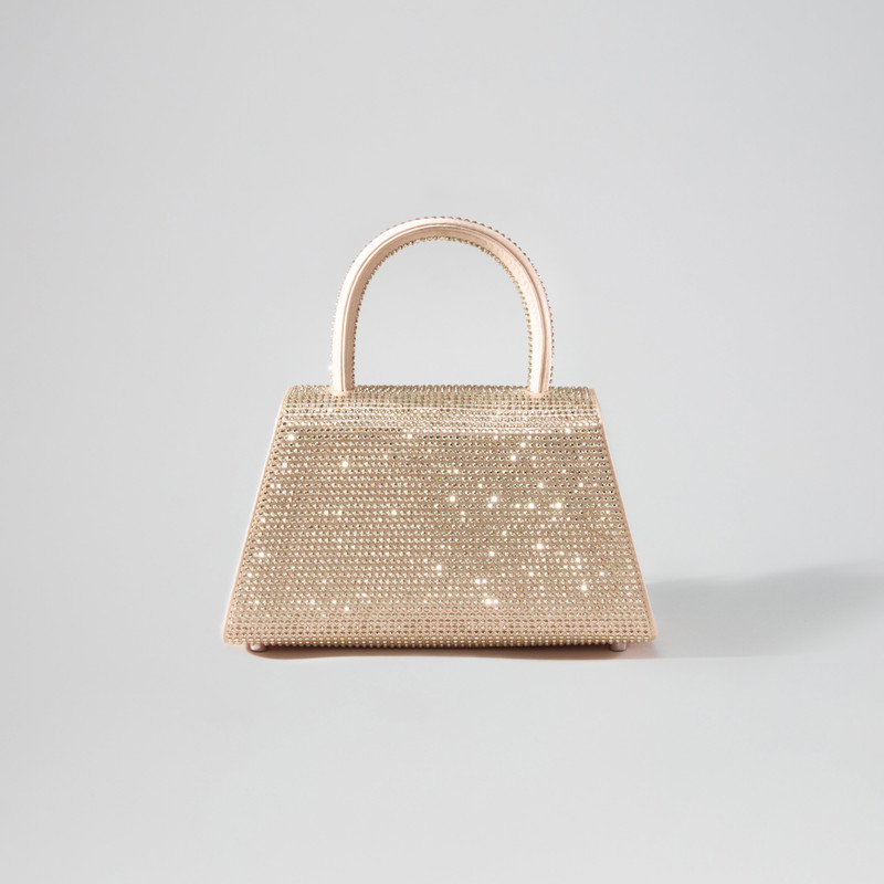 Gold Rhinestone Mini Bow Bag 3