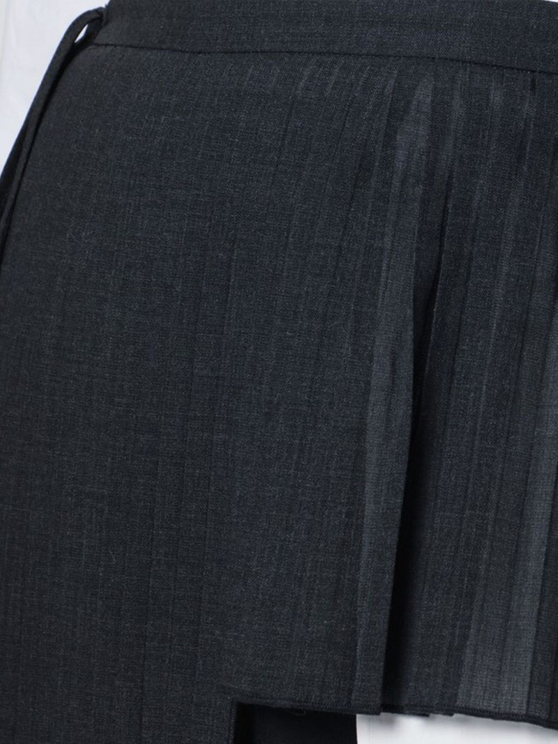 pleated wrap skirt 5