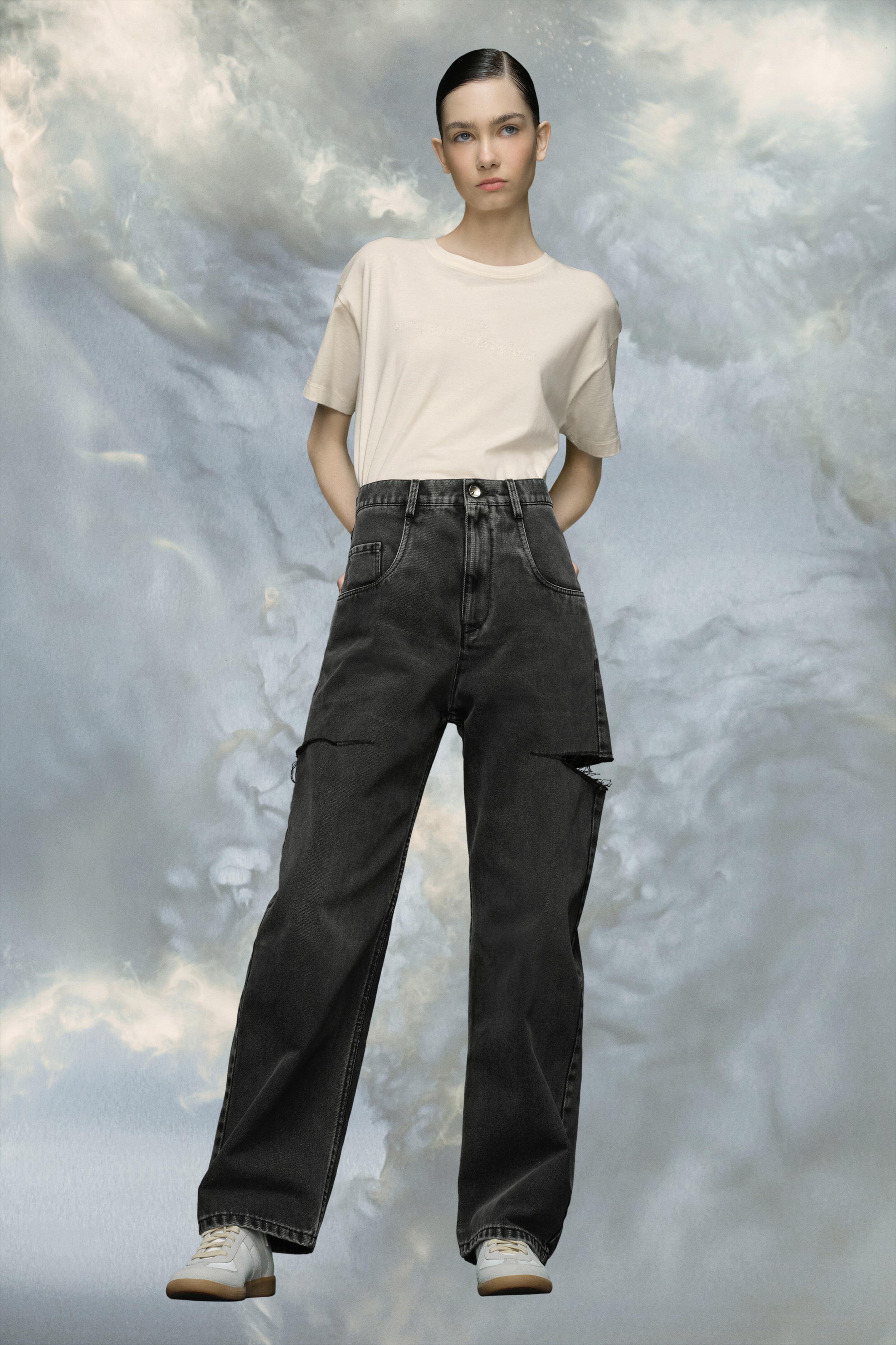 Cut-out jeans - 3
