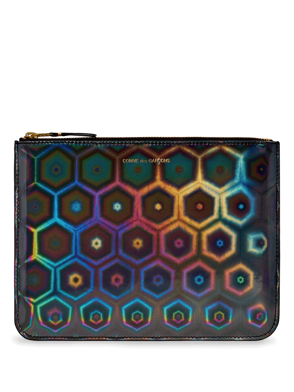 Black Rainbow Hologram Big Pouch - 1