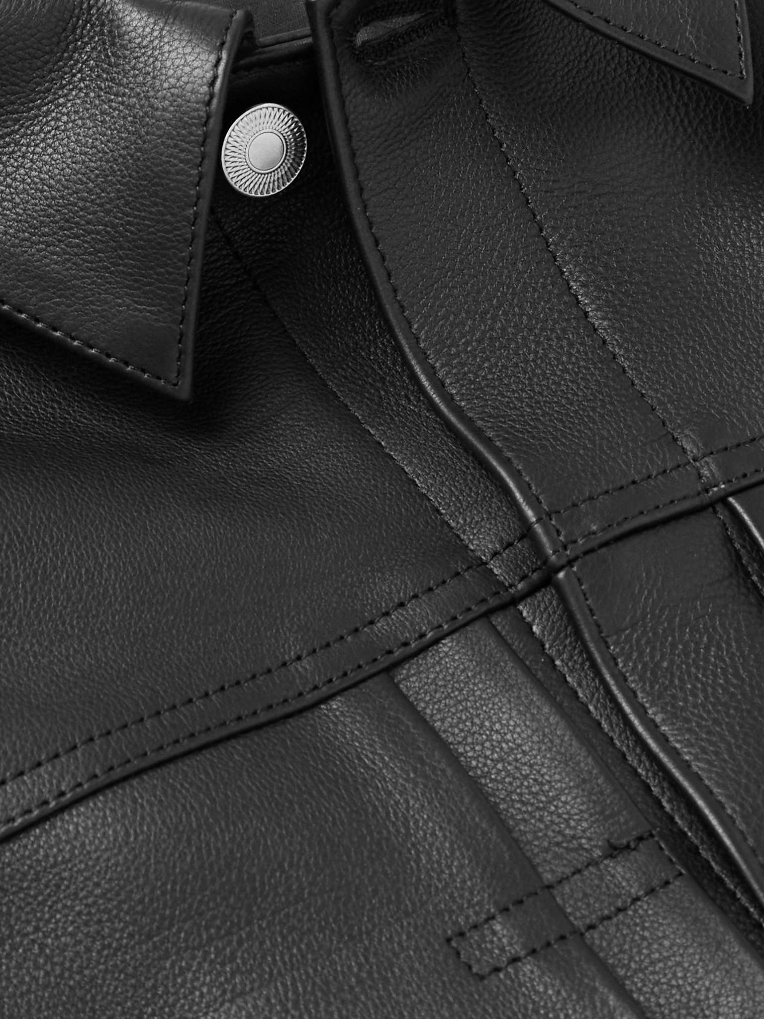 Full-Grain Leather Jacket - 4