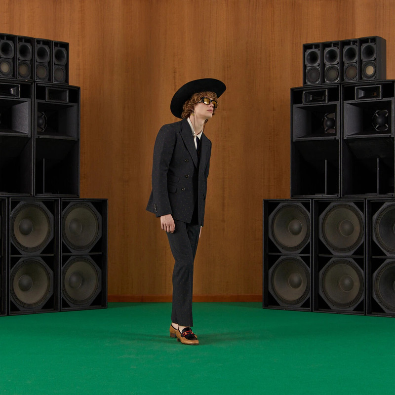 GUCCI Double G wool formal suit outlook