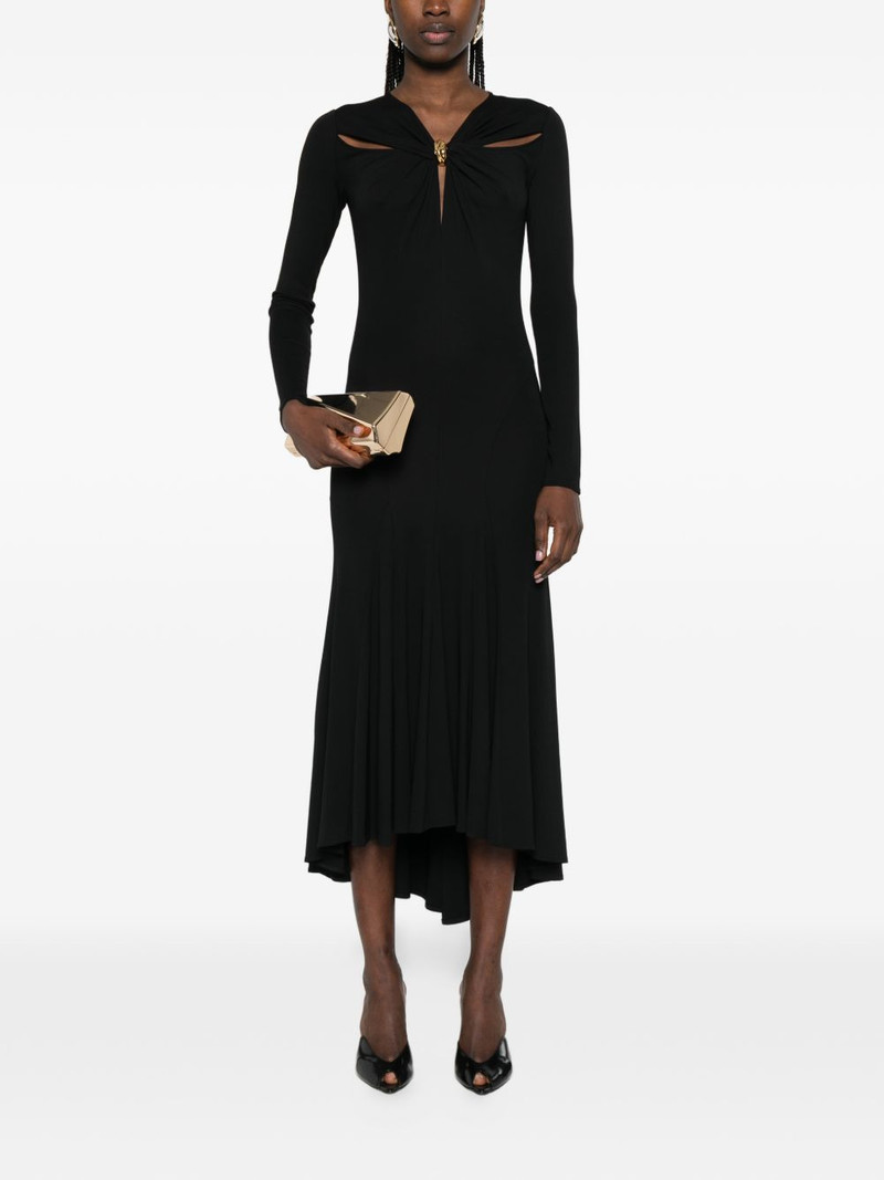 ELISABETTA FRANCHI long-sleeve midi dress outlook