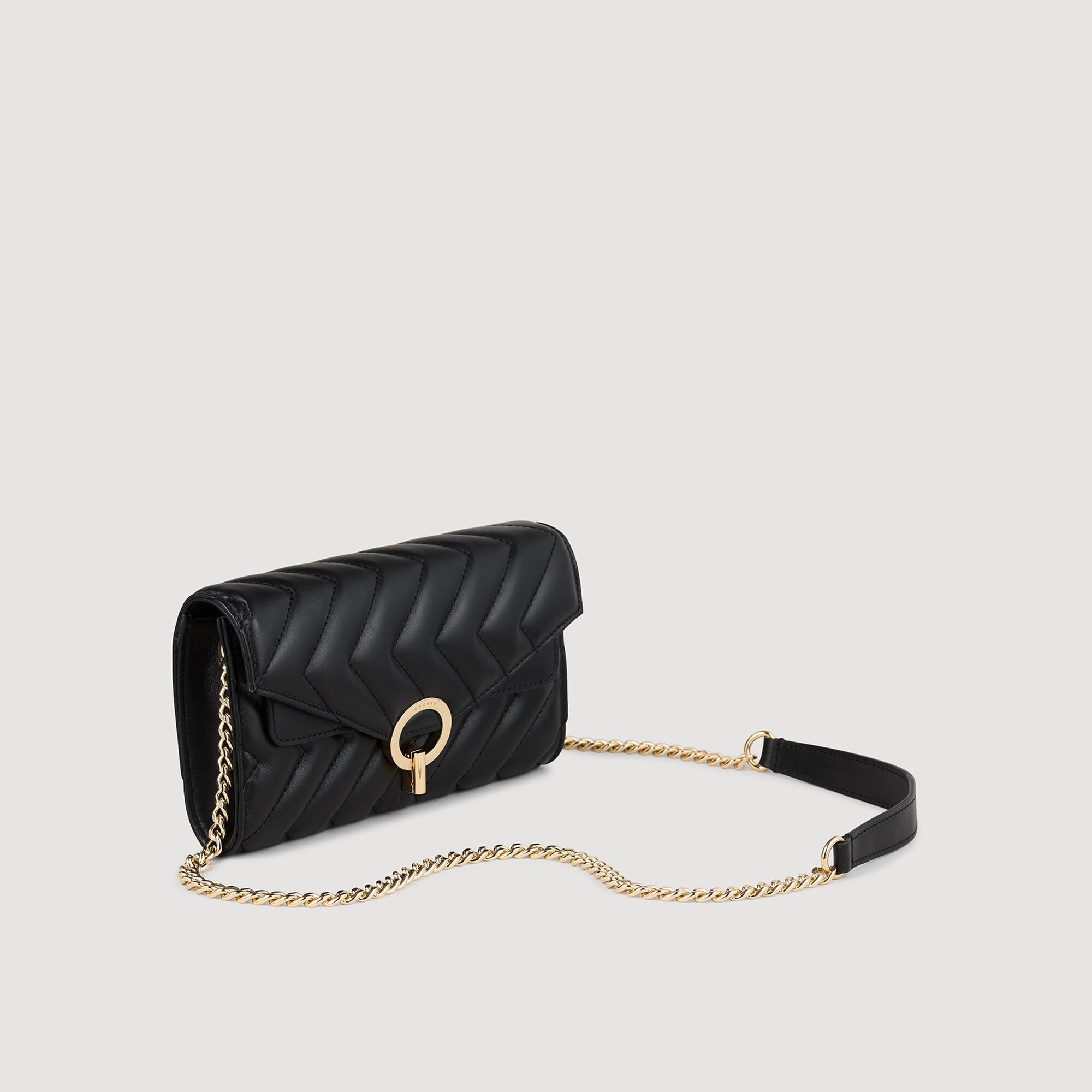 LEATHER CROSSBODY CLUTCH BAG - 4