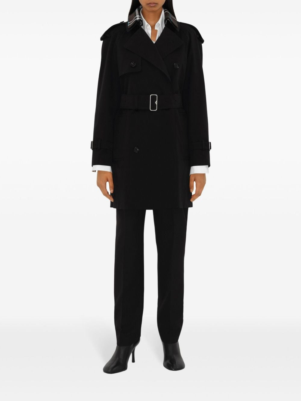 Burberry Women Cotton Trench Coat - 5