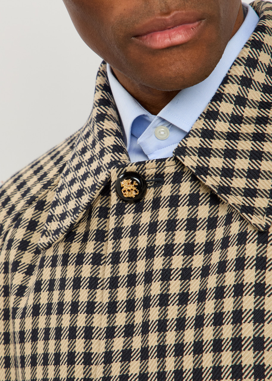 Valentino Garavani Checked Woven Coat - 5